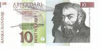 SloveniaBanknote10tholarUNC1992