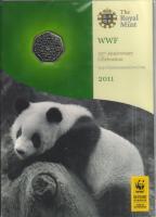 UnitedKingdomCoin50penceWorldWildlifeFund2011Thesouvenir