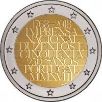 2-euro-Portugal-2018-Print