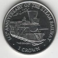 IsleOfManCoin1crown1998UNCAtrainTheGeneralTheGreatCoin 1
