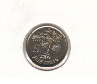 TheSeychellesCoin5centsPalmUNC2012