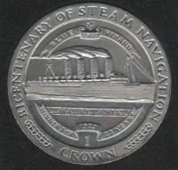 IsleOfManCoin1сrown1988UNCNavigationThelinerMauritaniaTheGreatCoin 1