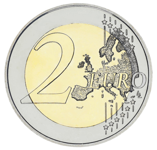 фото Латвия 2 евро 2014 UNC