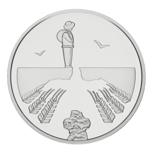фото Украина 2 гривны 2021 UNC Писатель Василий Стефаник