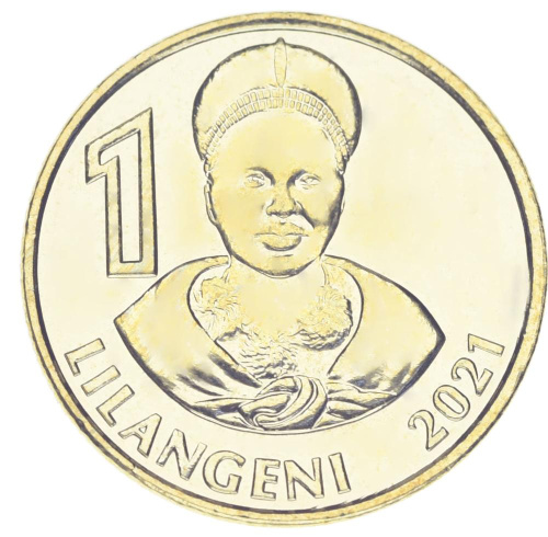 фото Свазиленд 1 лилангени 2021 UNC