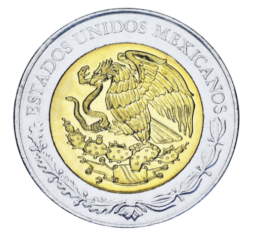 фото Мексика 5 песо 2010 Биметалл UNC Francisco Madero