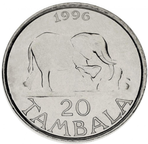 фото Малави 20 тамбал 1996-2006 AU-UNC