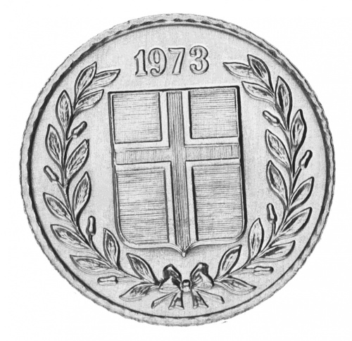 фото Исландия 10 эйре 1973 F-VF