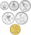изображение Грузия набор из 6 монет 1993 UNC фото Грузия набор из 6 монет 1993 UNC