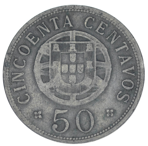 фото Ангола 50 сентаво 1928 F-VF