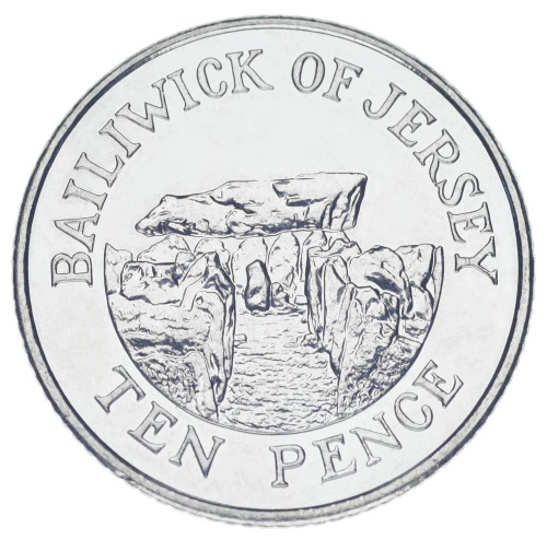 фото Джерси 10 пенсов 2016 UNC