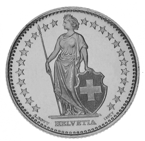 фото Швейцария 50 раппен 2017 UNC
