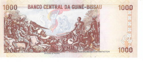 фото Гвинея-Бисау 1000 песо 1993 UNC (P13)