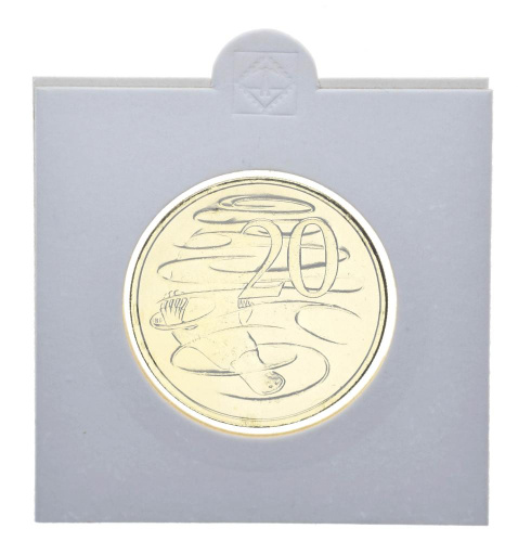 фото Австралия 20 центов 2007 UNC Позолота