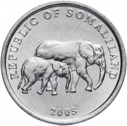 фото Сомалиленд 5 шиллингов 2005 XF (KM#19)