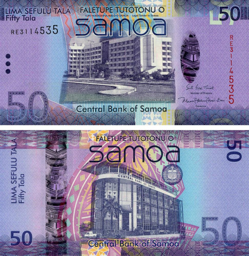 фото Самоа 50 тала 2017 UNC (P41c)