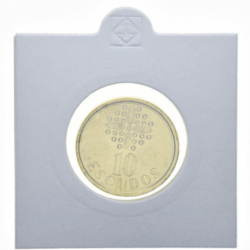 фото Португалия 10 эскудо 2001 UNC