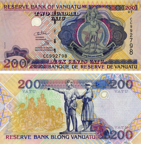фото Вануату 200 вату 2011 UNC (P8)