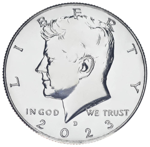 фото США 50 центов 2023 UNC D Джон Кеннеди