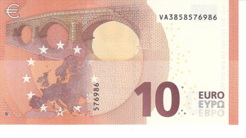 фото Испания 10 евро 2014 VA V003 Драги UNC