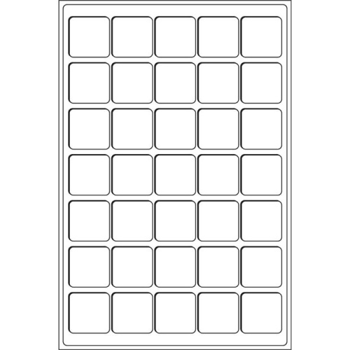 фото Планшет для монет (ячейка 39*39) TAB35BL Leuchtturm