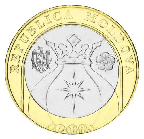 фото Молдавия 5 лей 2023 Биметалл UNC