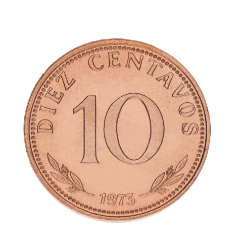 фото Боливия 10 сентаво 1973 AU-UNC