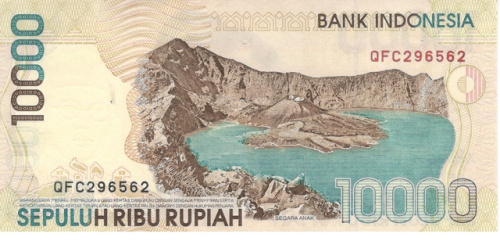 фото Индонезия 10000 рупий 1998 UNC (P137)