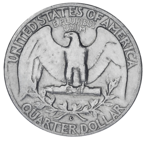 фото США 25 центов (квотер) 1959 Серебро F-VF (Ag 900, 6.25 грамм)