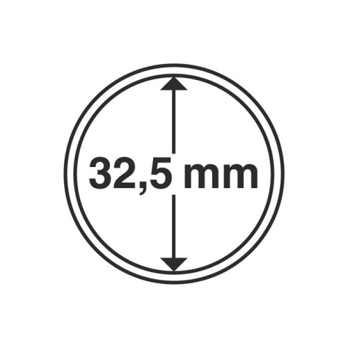 фото Капсула для монеты 32,5 мм, ULTRA Leuchtturm
