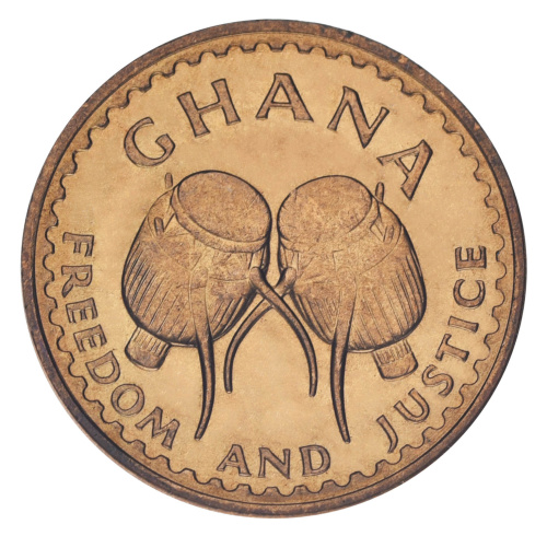 фото Гана 0,5 песева 1967 F-VF