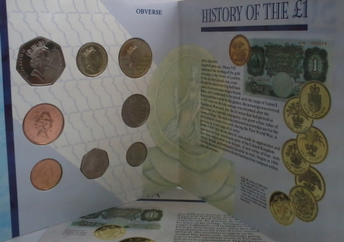 фото Великобритания набор из 8 монет 1994 UNC