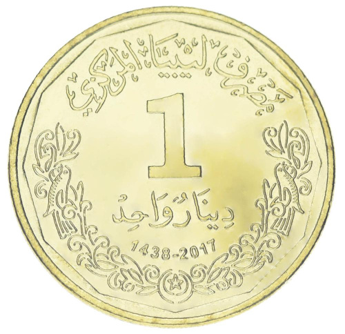 фото Ливия 1 динар 2017 (2018) UNC