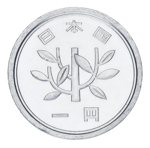 фото Япония 1 йена 1983 UNC