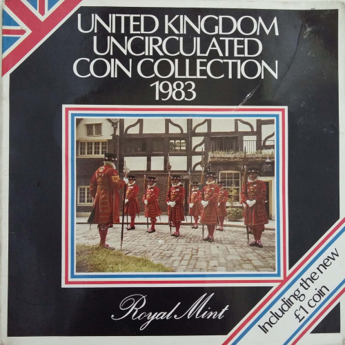 фото Великобритания набор из 8 монет 1983 UNC