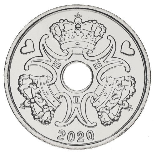 фото Дания 2 кроны 2020 UNC