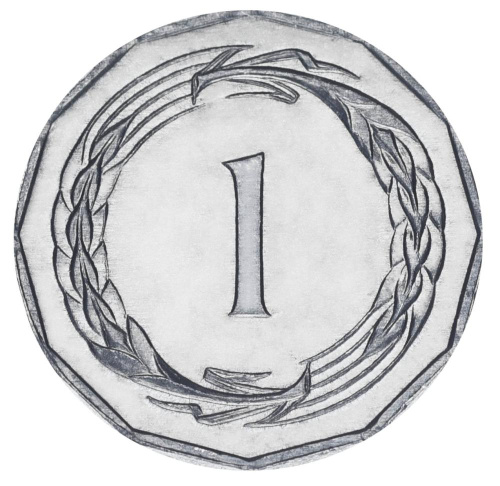 фото Кипр 1 миль 1963 UNC