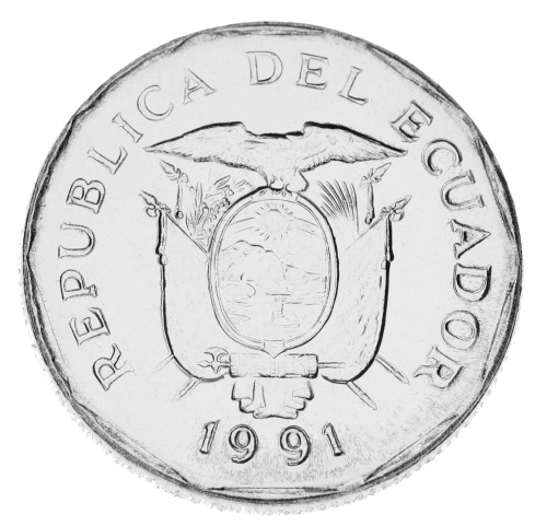 фото Эквадор 10 сукре 1991 UNC