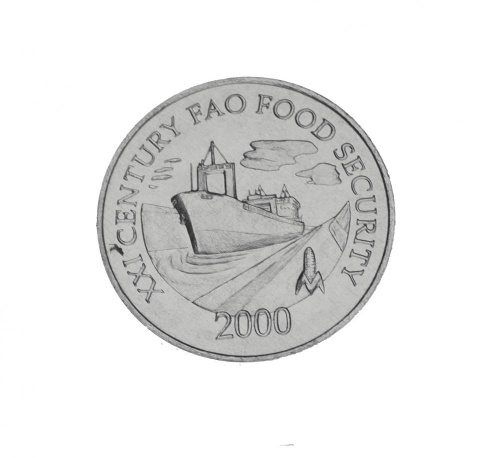 фото Панама 1 сентесимо 2000 UNC FAO ФАО
