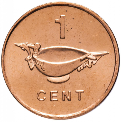 фото Соломоновы острова 1 цент 1996 UNC (KM#24)