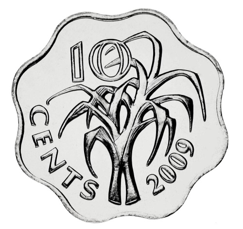 фото Свазиленд 10 центов 2009 UNC