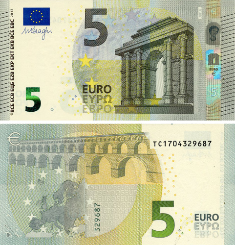 фото Ирландия 5 евро 2013 TC T001 UNC
