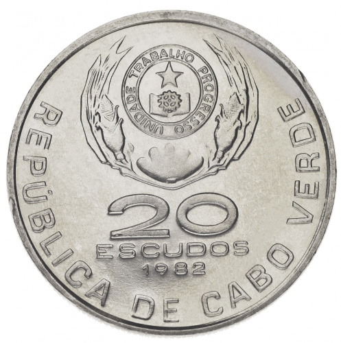 фото Кабо-Верде 20 эскудо 1982 UNC