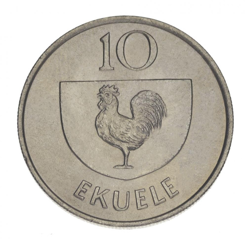фото Экваториальная Гвинея 10 экуеле 1975 F-VF