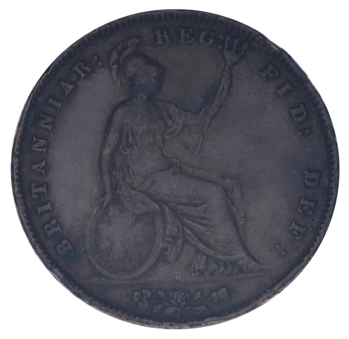 фото Великобритания 1 пенни 1858 F-VF