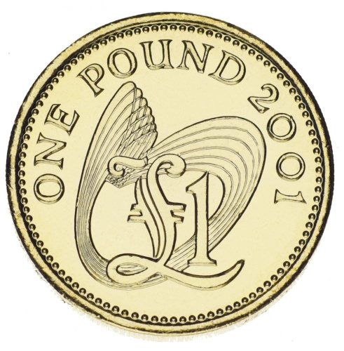 фото Гернси 1 фунт 2003 UNC