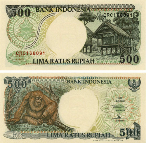 фото Индонезия 500 рупий 1992 UNC (P128а)