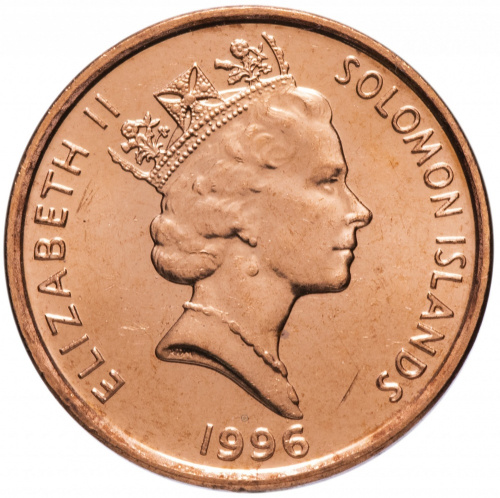фото Соломоновы острова 1 цент 1996 UNC (KM#24)