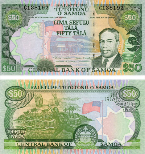 фото Самоа 50 тала 2006 UNC (P36)