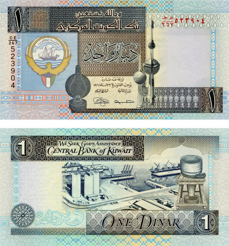 фото Кувейт 1 динар 1994 UNC (P25)